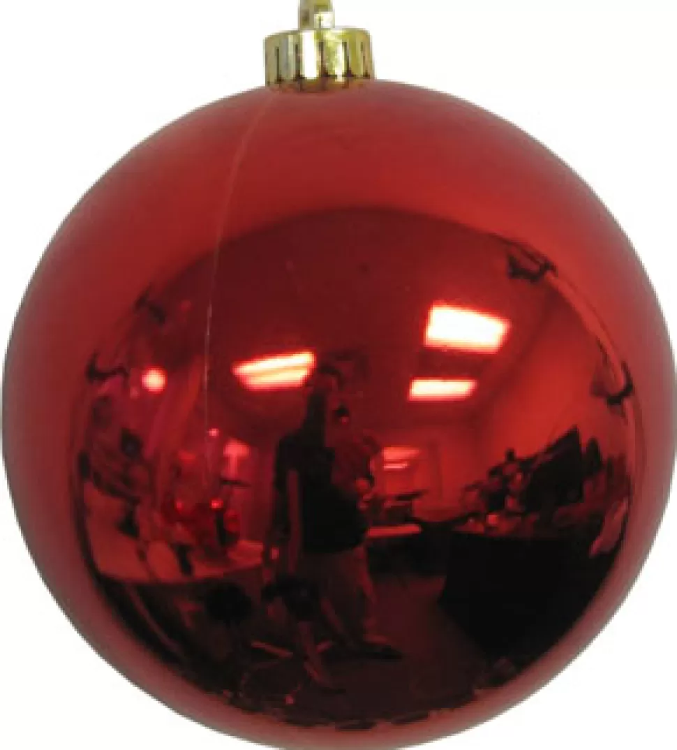 Christmas Forever BALL 200MM/8″ SHINY RED