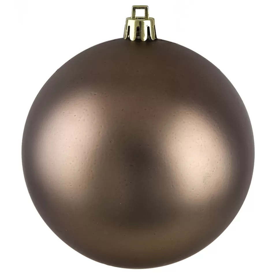 Christmas Forever BALL 90MM MATT TAUPE