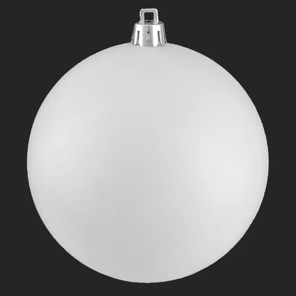 Christmas Forever BALL 90MM MATT WHITE