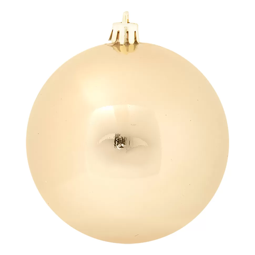 Christmas Forever BALL 90MM PEARL CHAMPAGNE