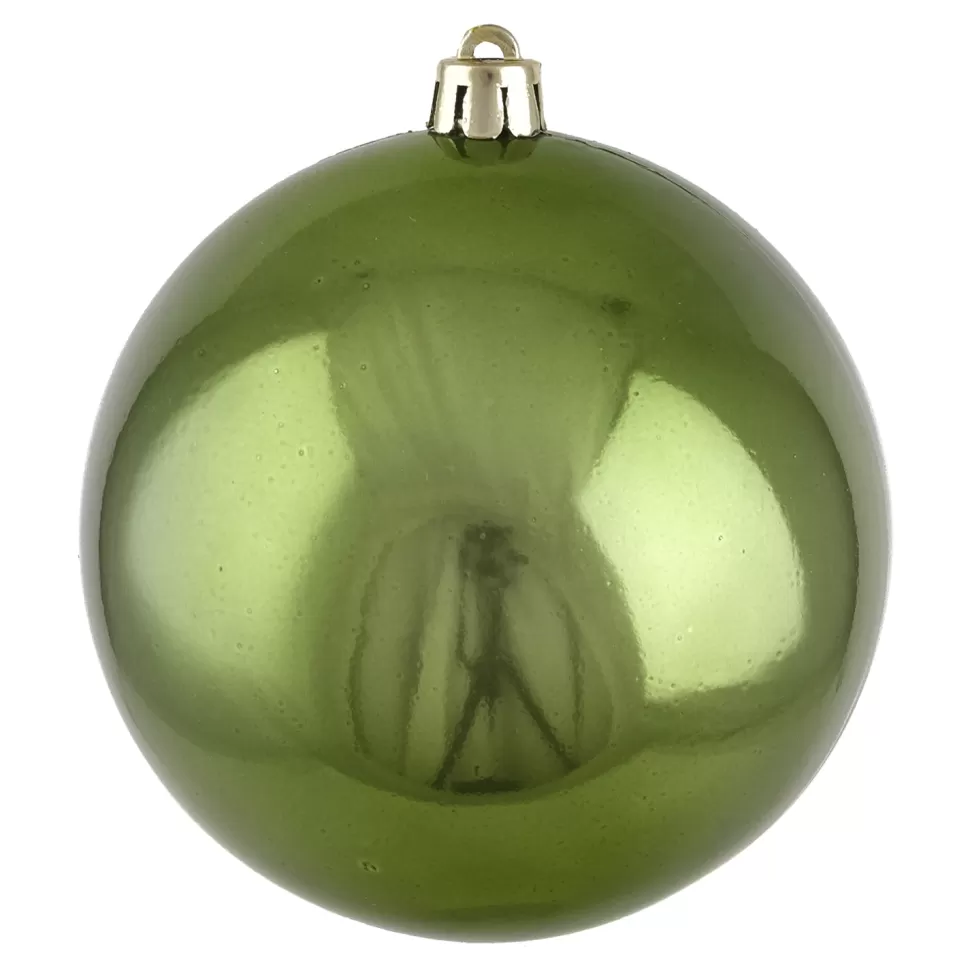 Christmas Forever BALL 90MM PEARL FOREST GREEN