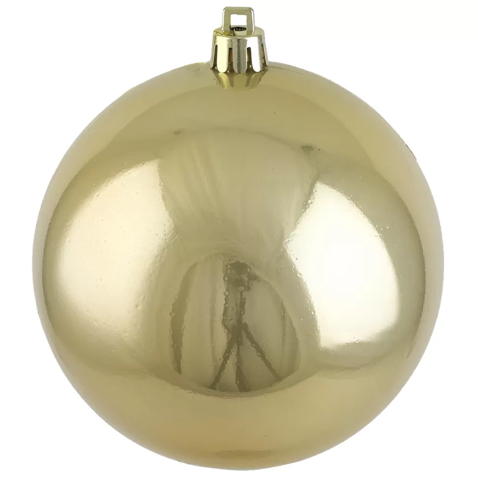 Christmas Forever BALL 90MM PEARL GOLD