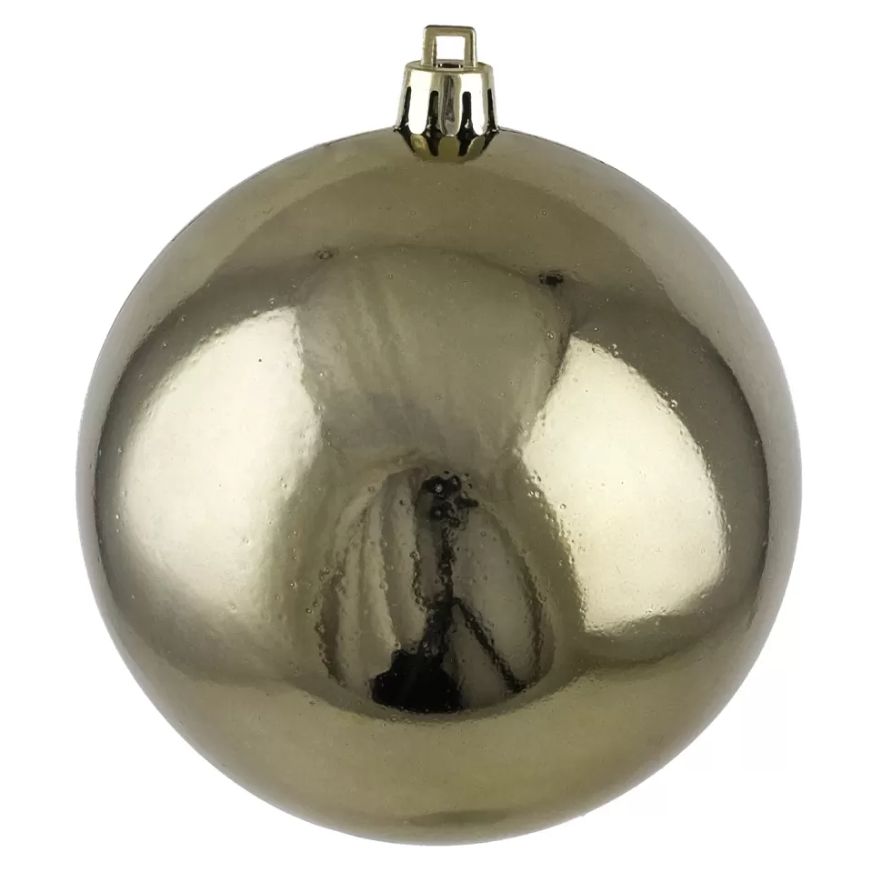 Christmas Forever BALL 90MM SHINY TAUPE