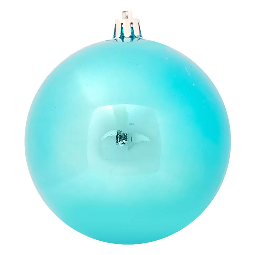Christmas Forever BALL 90MM SHINY TEAL