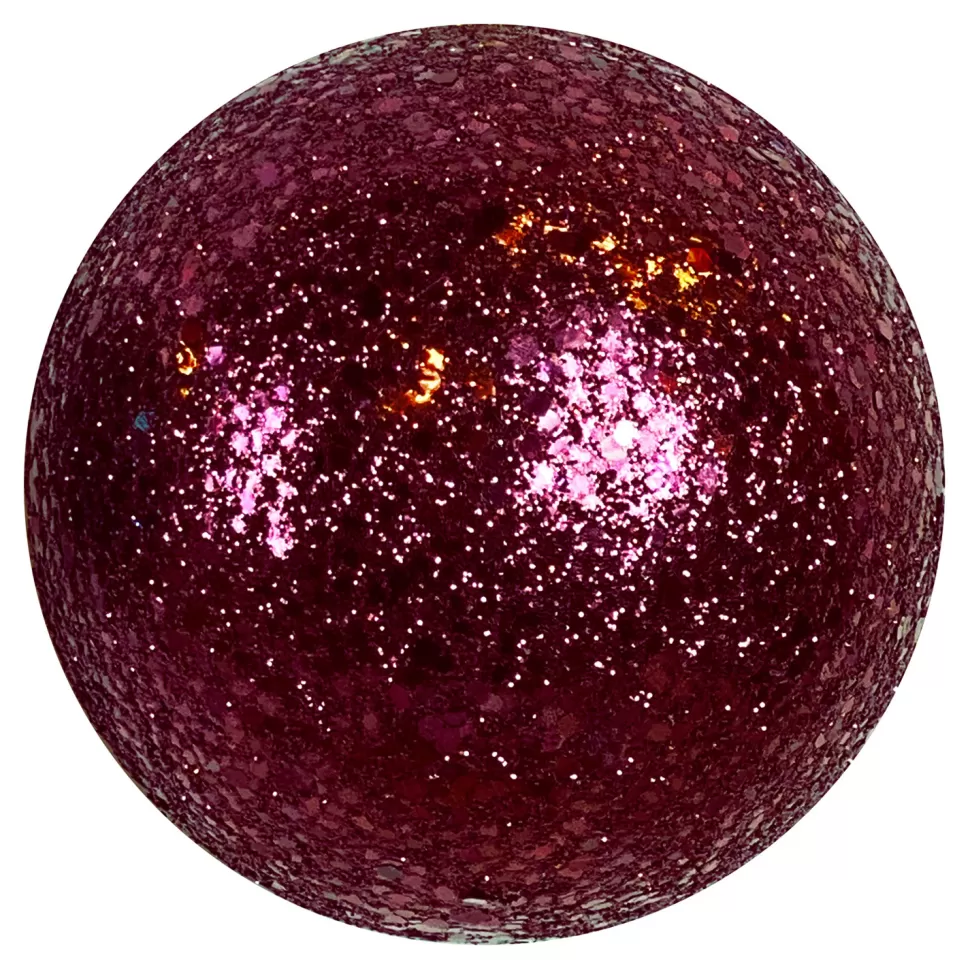 Christmas Forever BALL GLITTER 100MM BOYSENBERRY