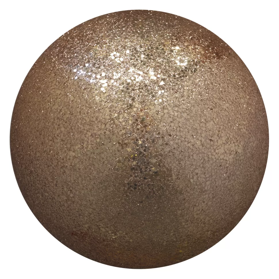 Christmas Forever BALL GLITTER 150MM LIGHT COPPER