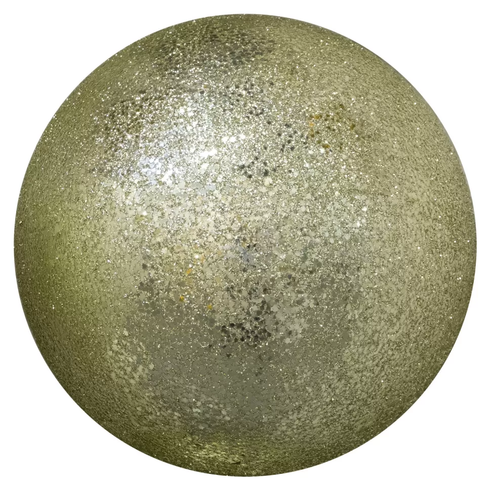 Christmas Forever BALL GLITTER 250MM LIGHT GOLD