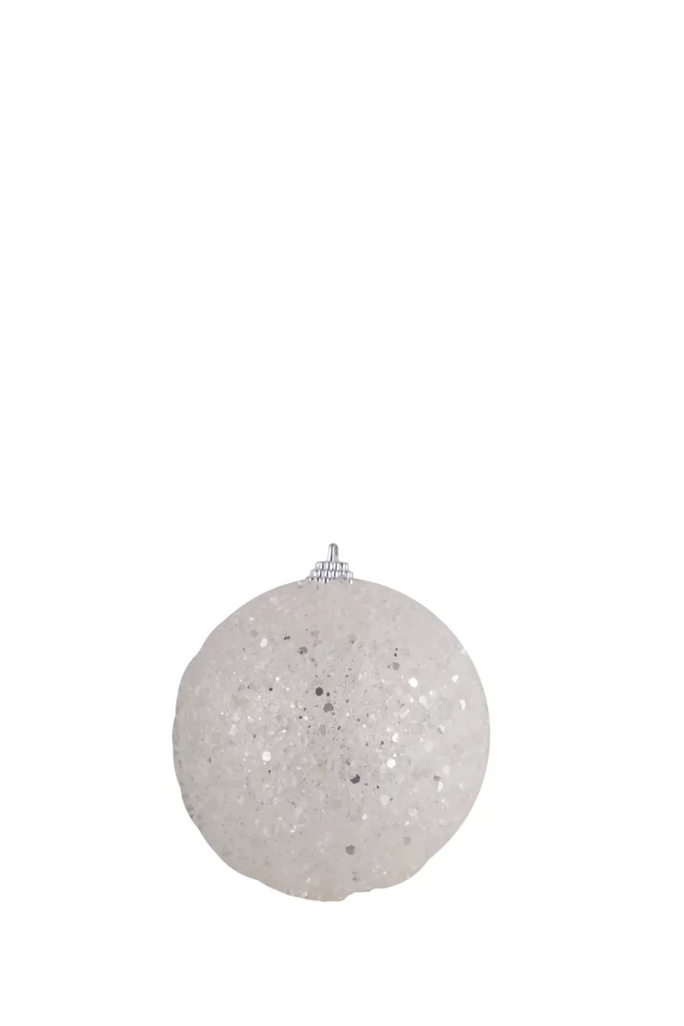 Christmas Forever BALL GLITTER & ICE 90MM WHITE