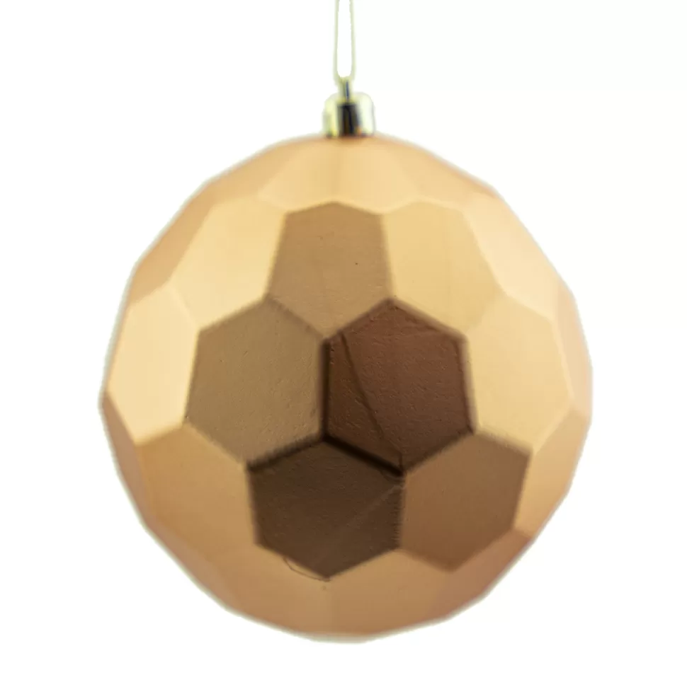 Christmas Forever BALL HEX 120MM MATT ROSE GOLD