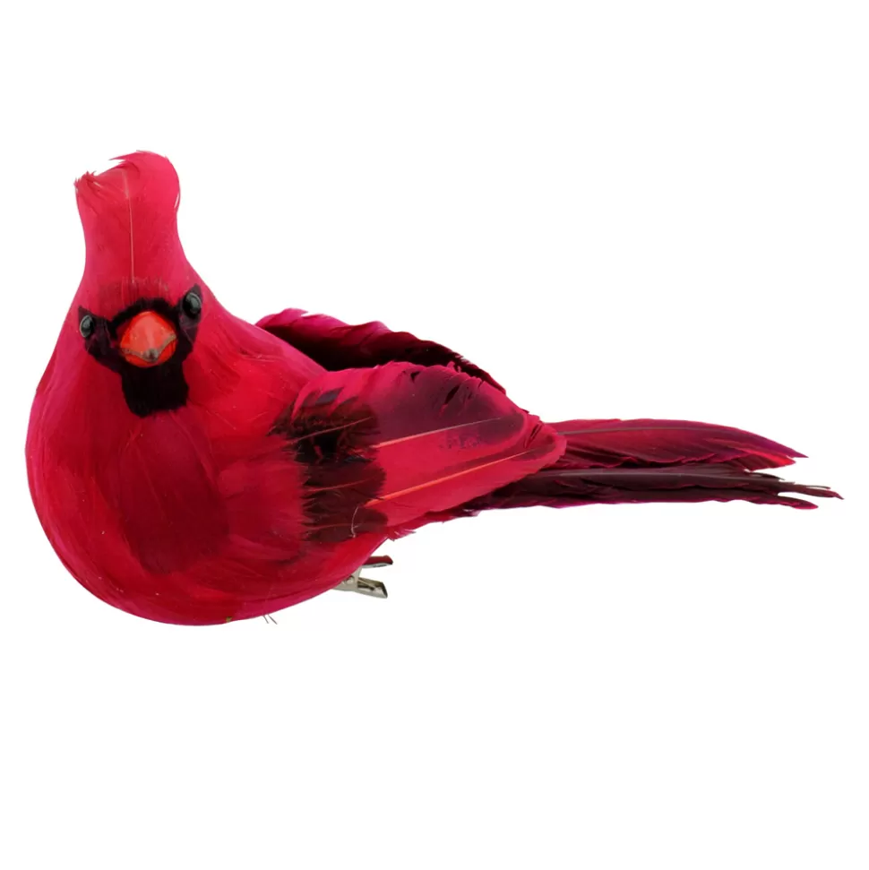 Christmas Forever BIRD RED CARDINAL 7″ W/ CLIP