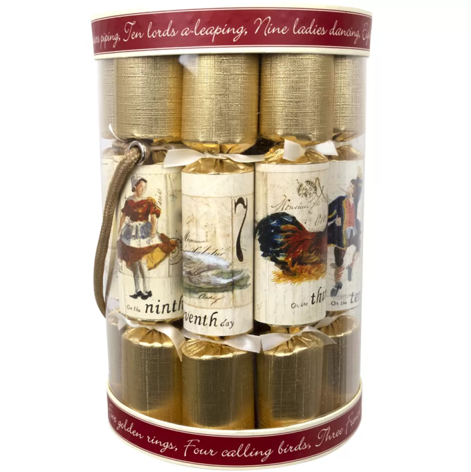 Christmas Forever CHRISTMAS CRACKER PREMIUM 12PC TUB X 12″ 12 DAYS OF CHRISTMAS