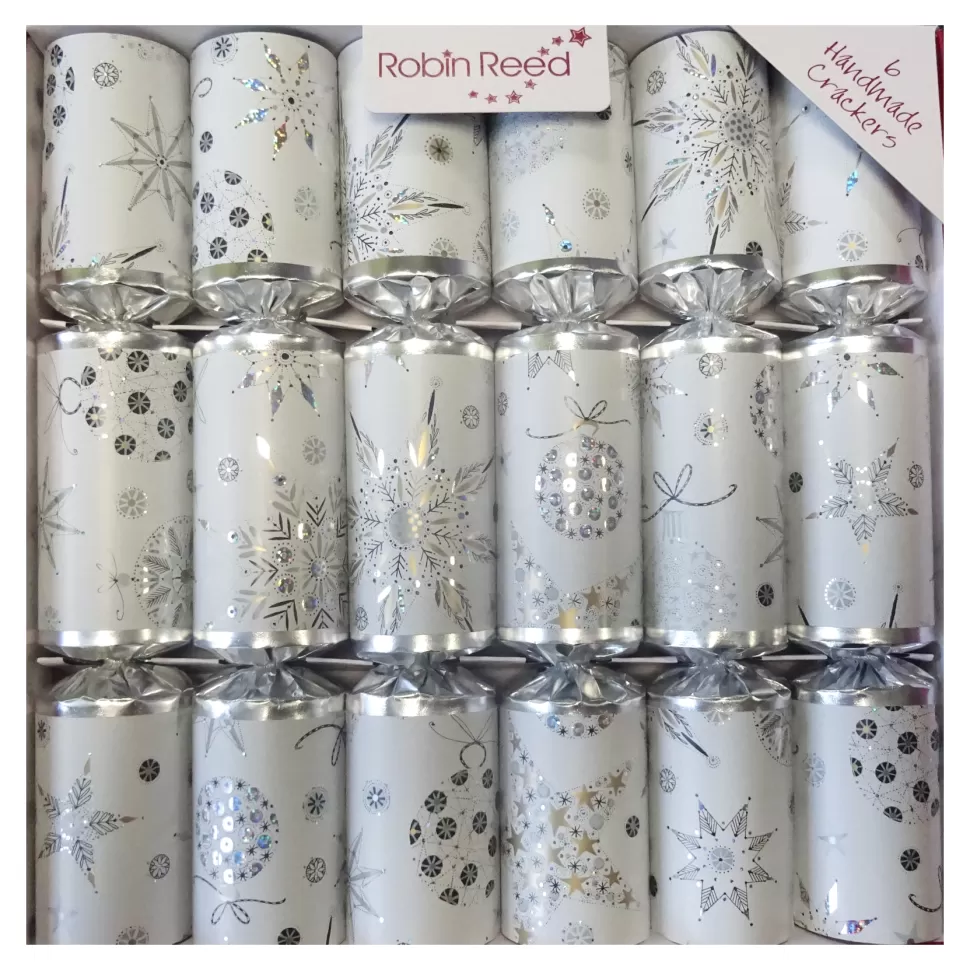 Christmas Forever CHRISTMAS CRACKER PREMIUM 6PCX12″ FLEUR DE LIS W/ PICCADILLY GIFT INSIDE