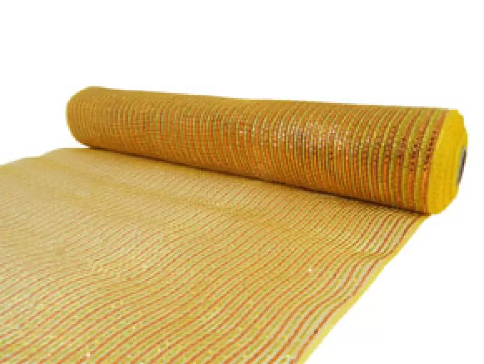Christmas Forever DECOR MESH 21″ X 10 YDS COPPER / GOLD DOUBLE COLOR