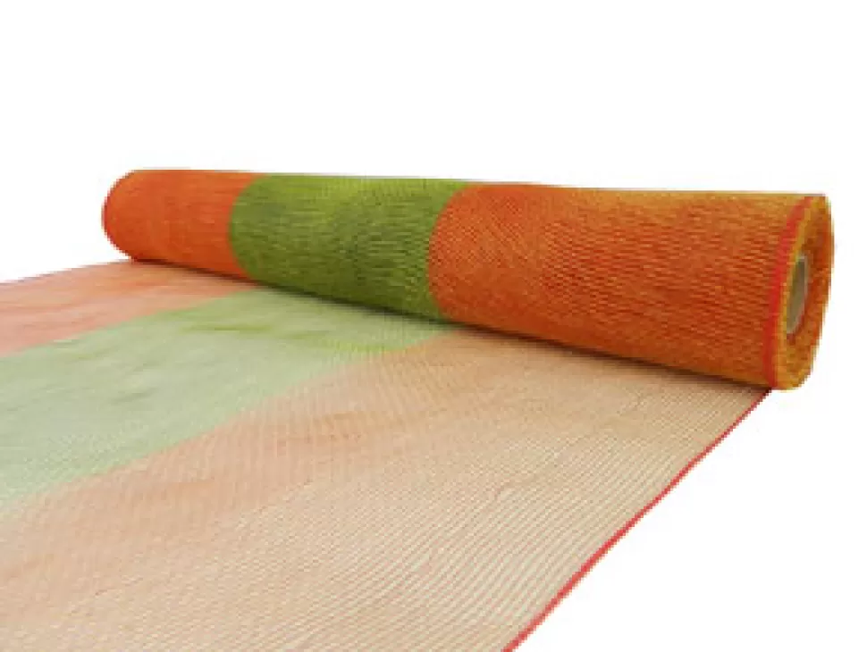 Christmas Forever DECOR MESH 21″ X 10 YDS RED/ GREEN/ GOLD TARTAN