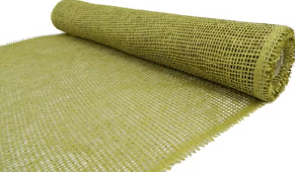 Christmas Forever DECOR MESH 21″ X 5 YDS GREEN (MOSS) BURLAP LOOK
