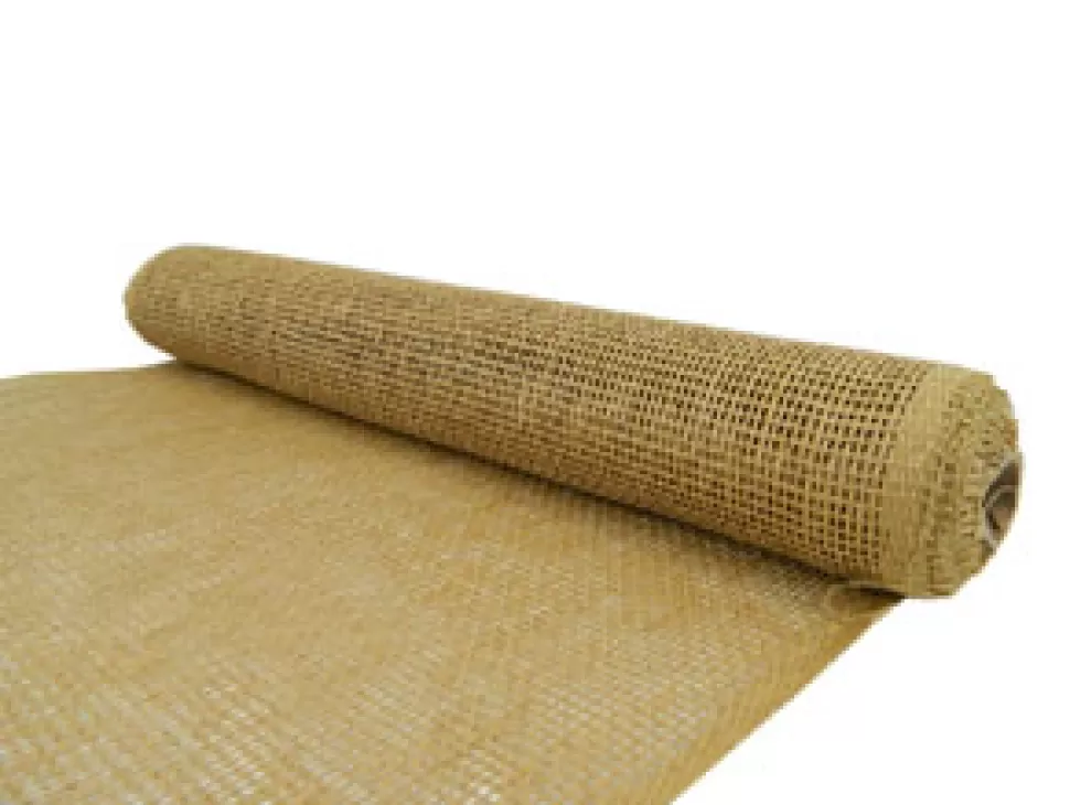 Christmas Forever DECOR MESH 21″ X 5 YDS TAN BURLAP LOOK