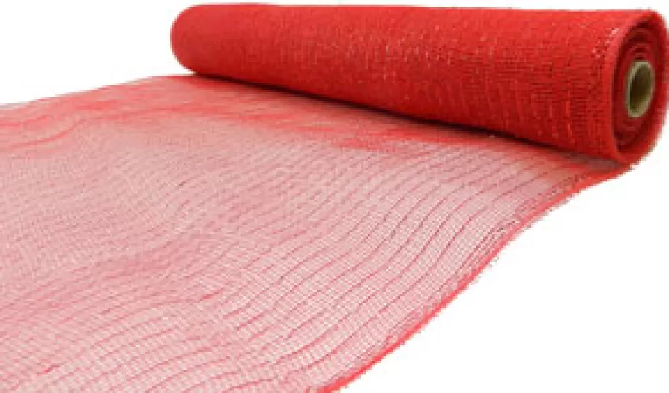 Christmas Forever DECOR MESH 21″x10 YDS RED SPARKLE
