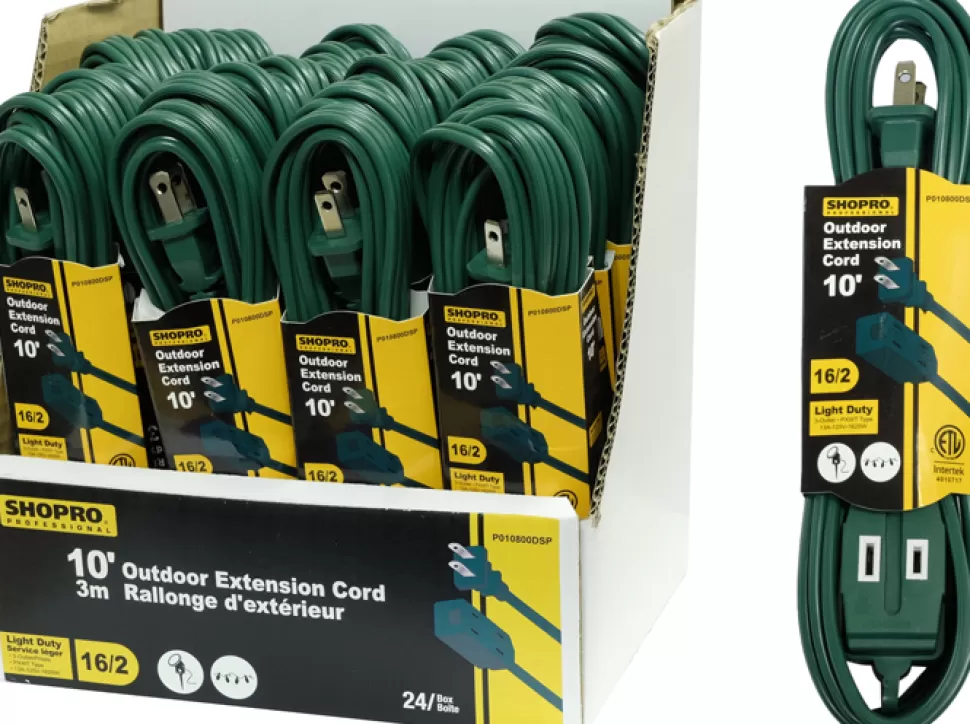 Christmas Forever EXT. CORD O/D 16/2 3M 3-OUTLET GREEN WIRE