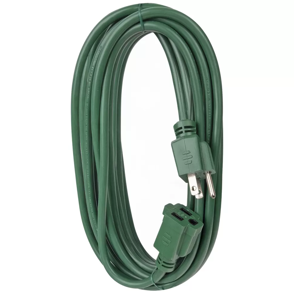 Christmas Forever EXT. CORD O/D 16/3 1-OUTLET 25′ GREEN