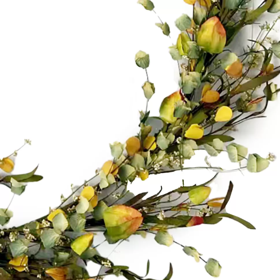 Christmas Forever FALL GARLAND MIXED LEAF W/ MINI CLUSTER BERRIES 71″ GREEN/MULTI