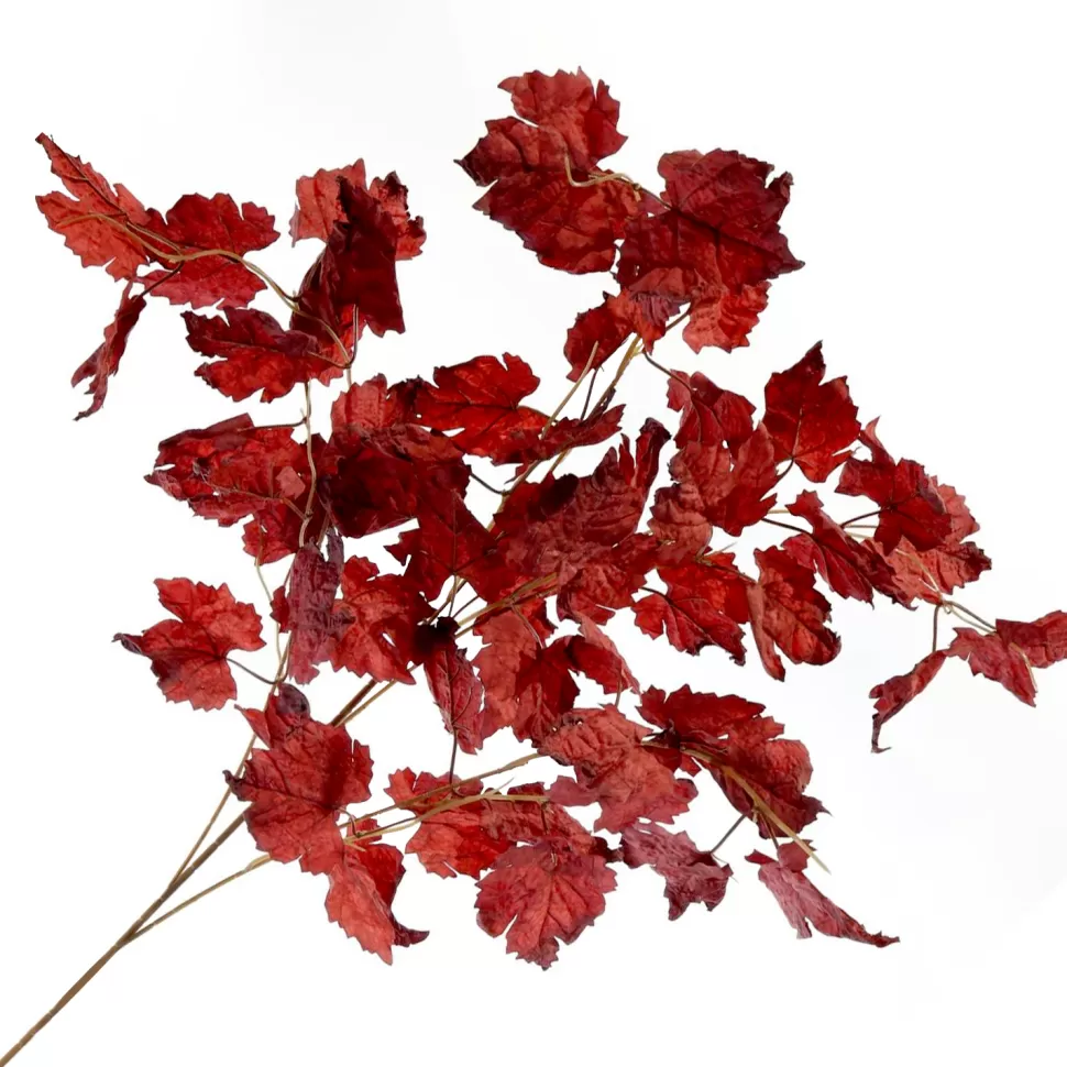 Christmas Forever FALL SPRAY MAPLE LEAF 43.25” RED