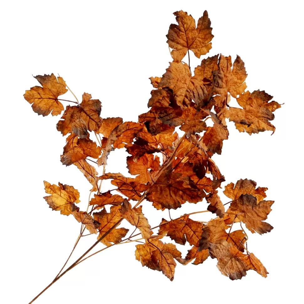 Christmas Forever FALL SPRAY MAPLE LEAF 43.25” RUSTY BROWN