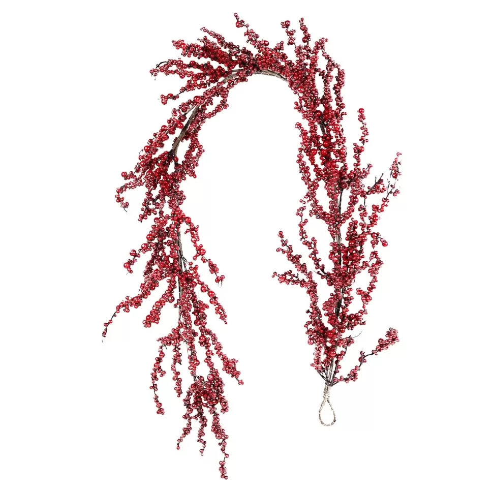 Christmas Forever GARLAND BERRY 60″ RED BERRY TWO-TONE