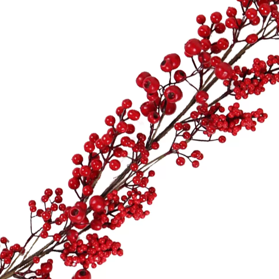 Christmas Forever GARLAND BERRY 60″ RED MIXED BERRIES