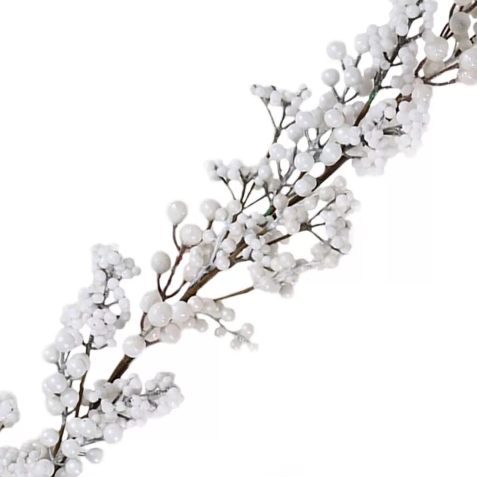 Christmas Forever GARLAND BERRY 60″ WHITE MIXED BERRIES