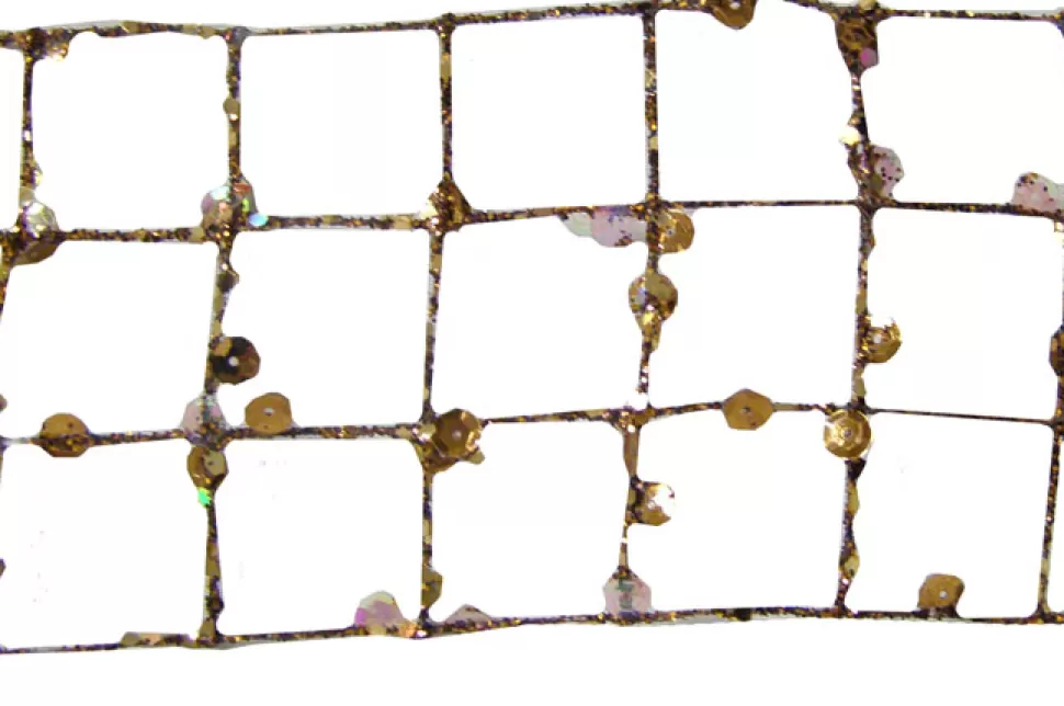 Christmas Forever GARLAND GLITTER NET 3.5″ X 9′ CHOCOLATE