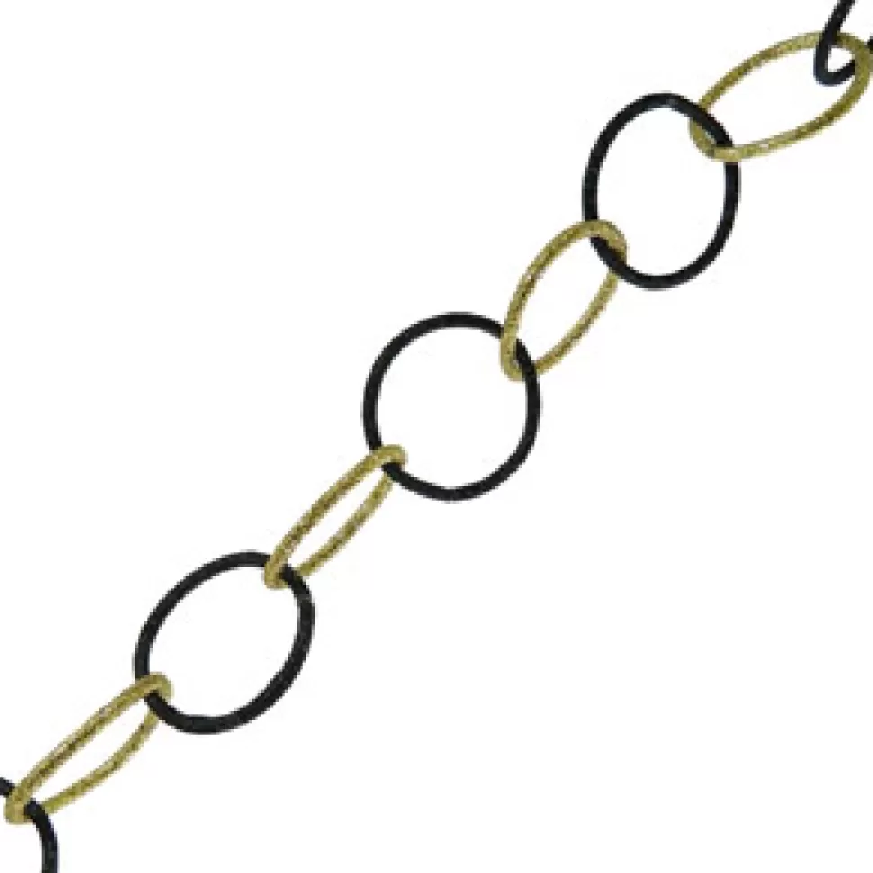 Christmas Forever GARLAND GLITTER RING 72″ GOLD/ BLACK