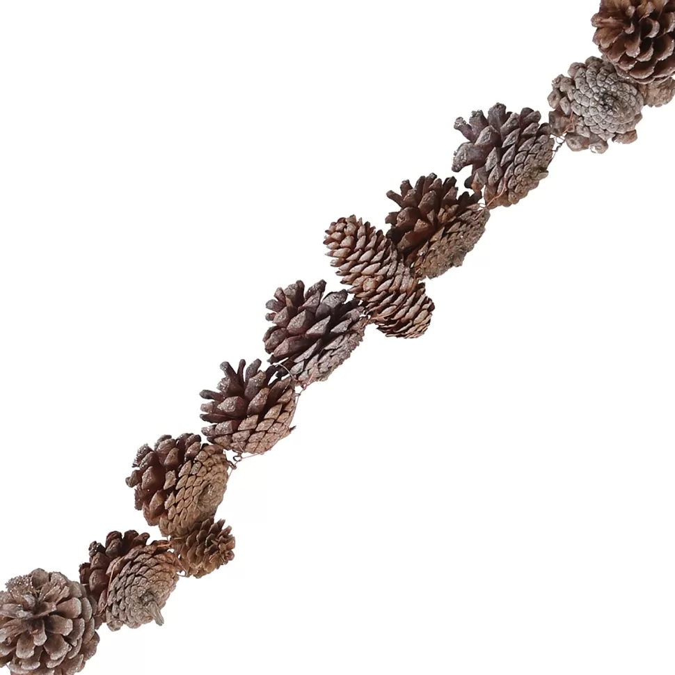 Christmas Forever GARLAND NATURAL PINECONE 59″ NATURAL FINISH