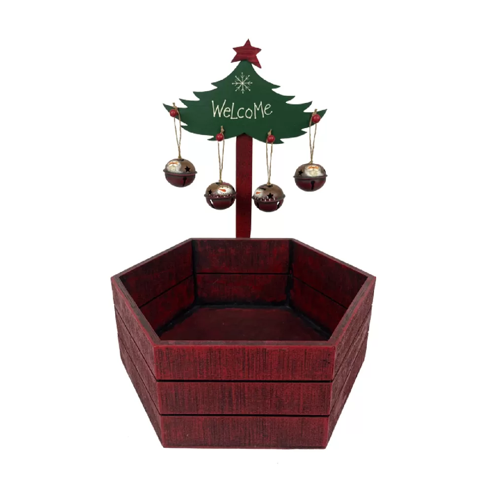Christmas Forever JINGLE BELL PAINTED SNOWMAN | SANTA 4 ASSTD. 2″ WITH DISPLAY BOX