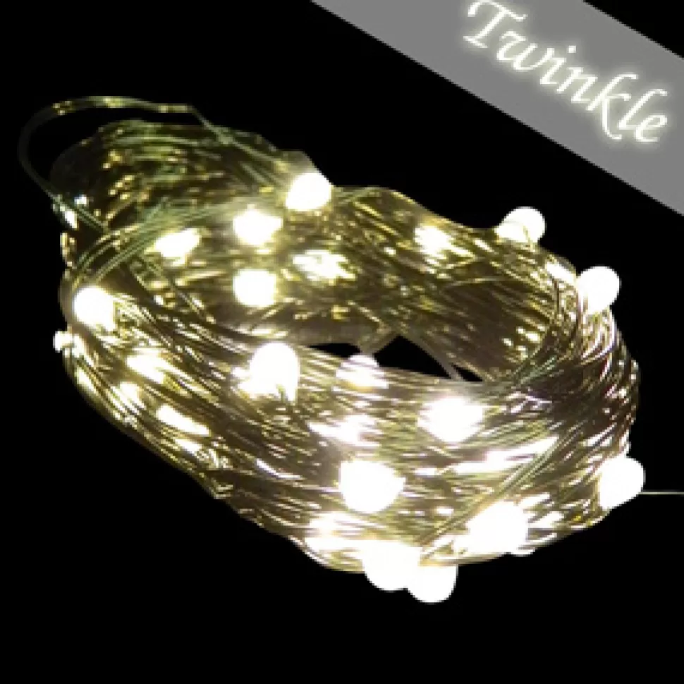 Christmas Forever LIGHT LED I/D MICRO DOT 50L TWK. WARM WHT. 120V 17.5′