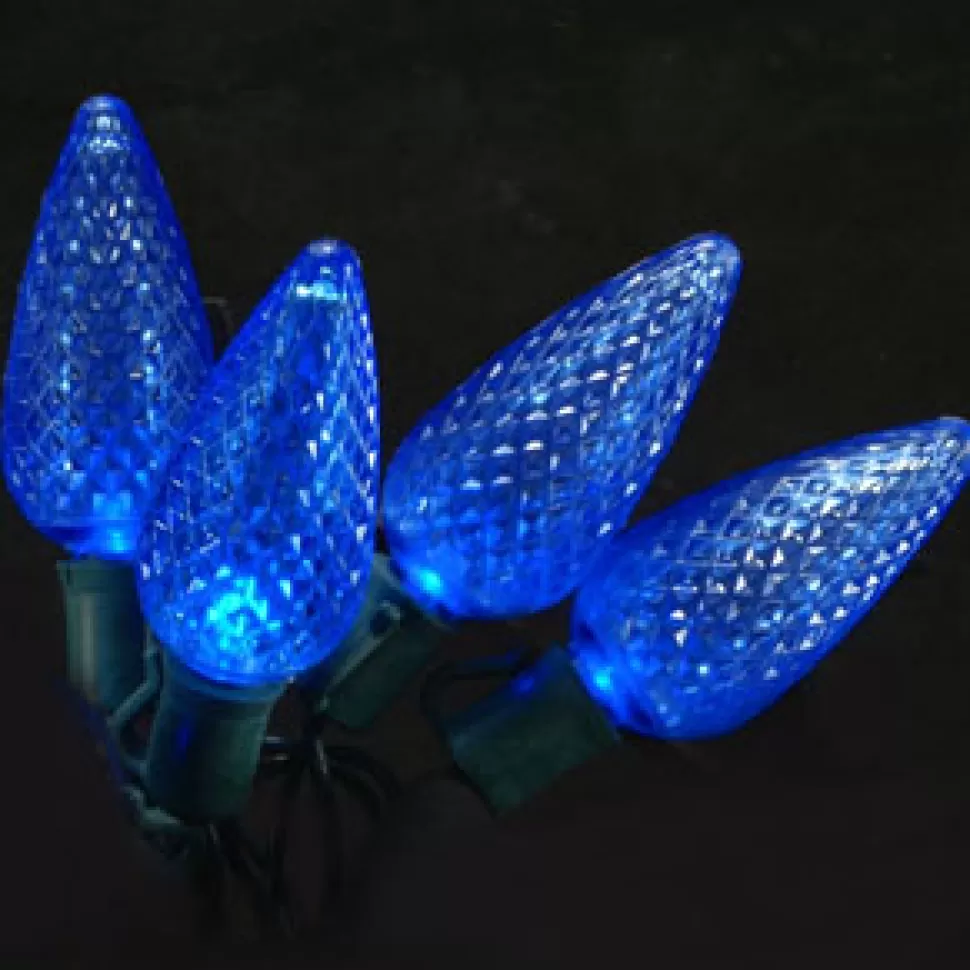 Christmas Forever LIGHT LED O/D C9 FACETED 25L BLUE