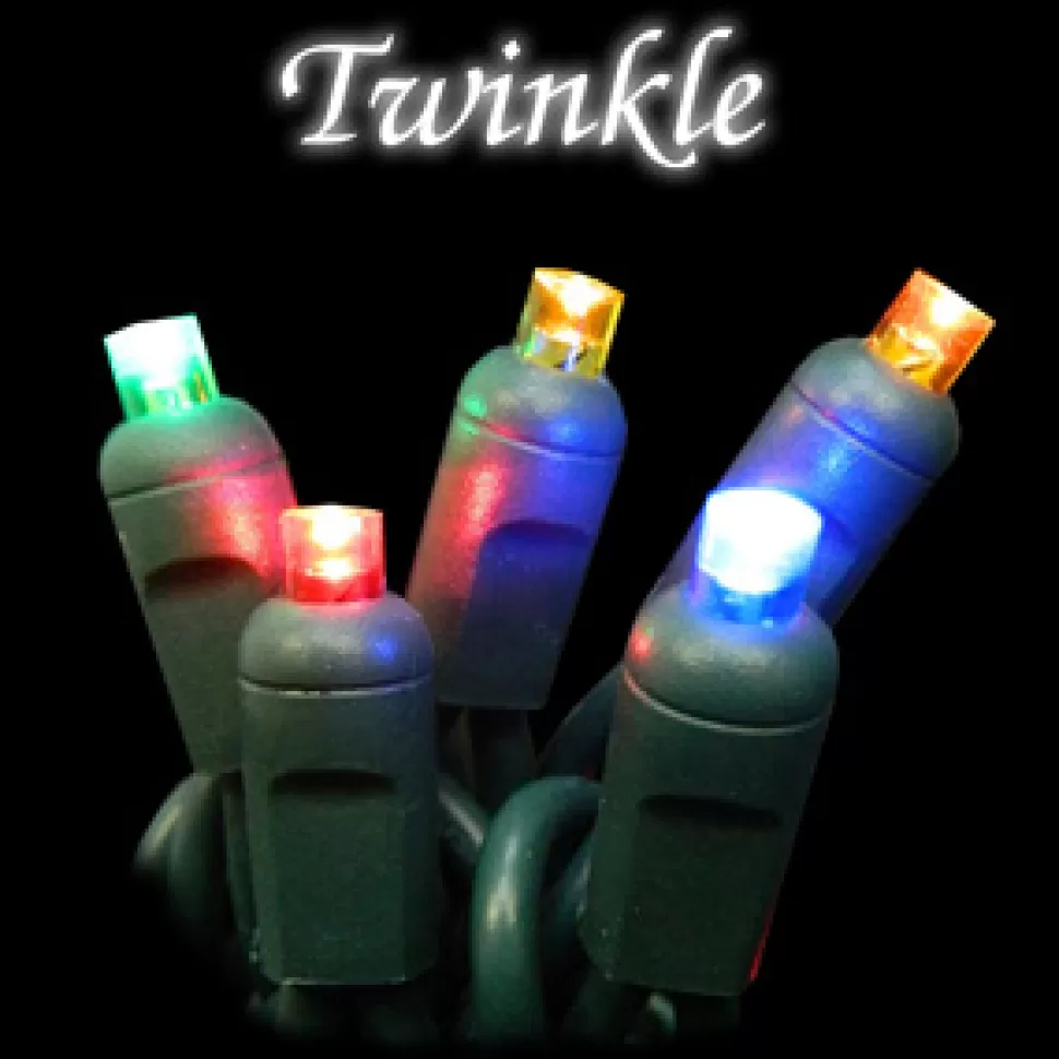 Christmas Forever LIGHT LED O/D CONICAL 70L 5-MULTI TWINKLE