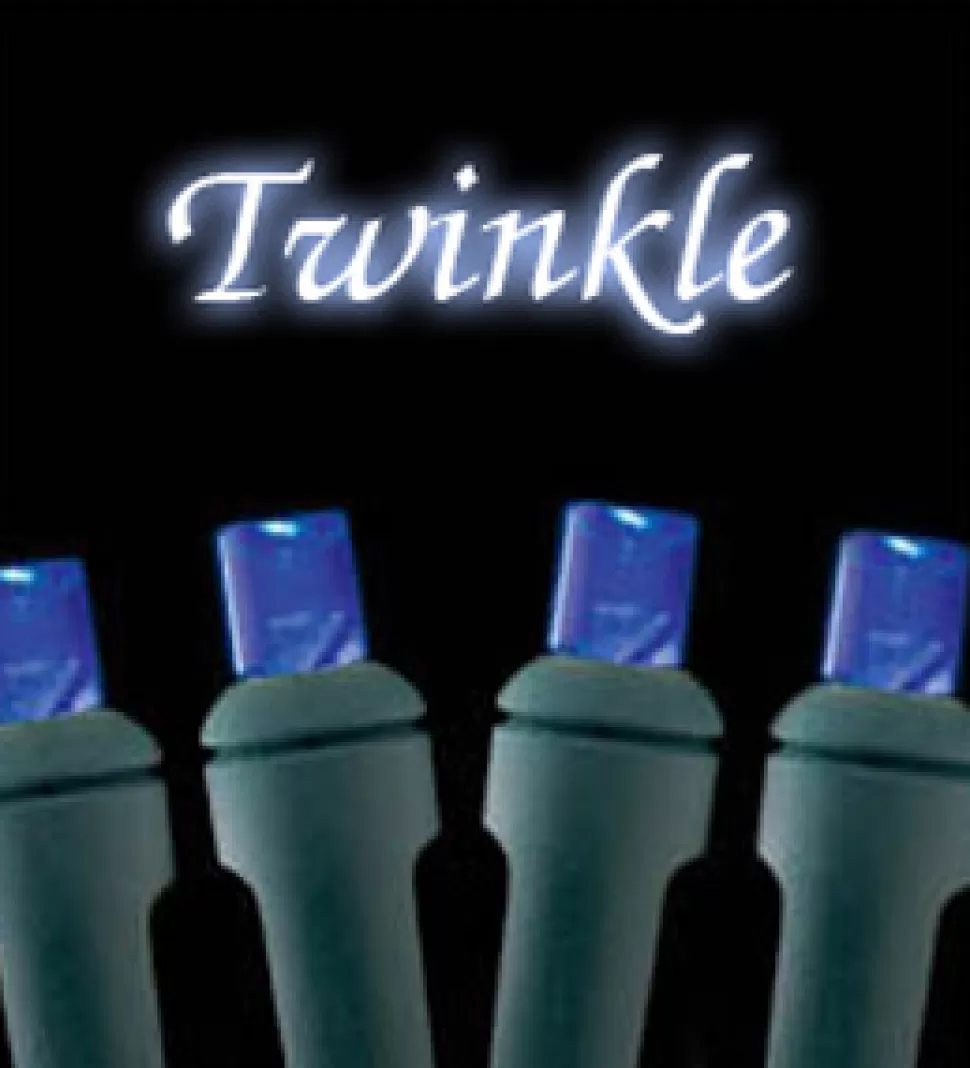 Christmas Forever LIGHT LED O/D CONICAL 70L BLUE TWINKLE