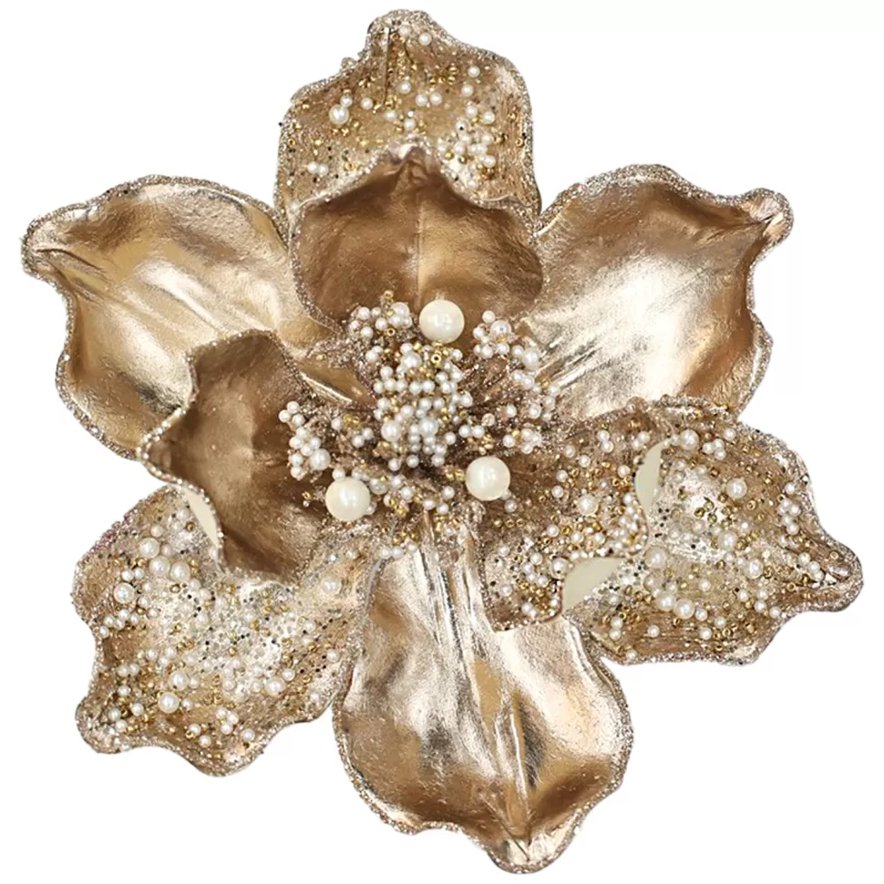 Christmas Forever MAGNOLIA HEAD ROSE GOLD 8.5″ LEATHER W/ CLIP