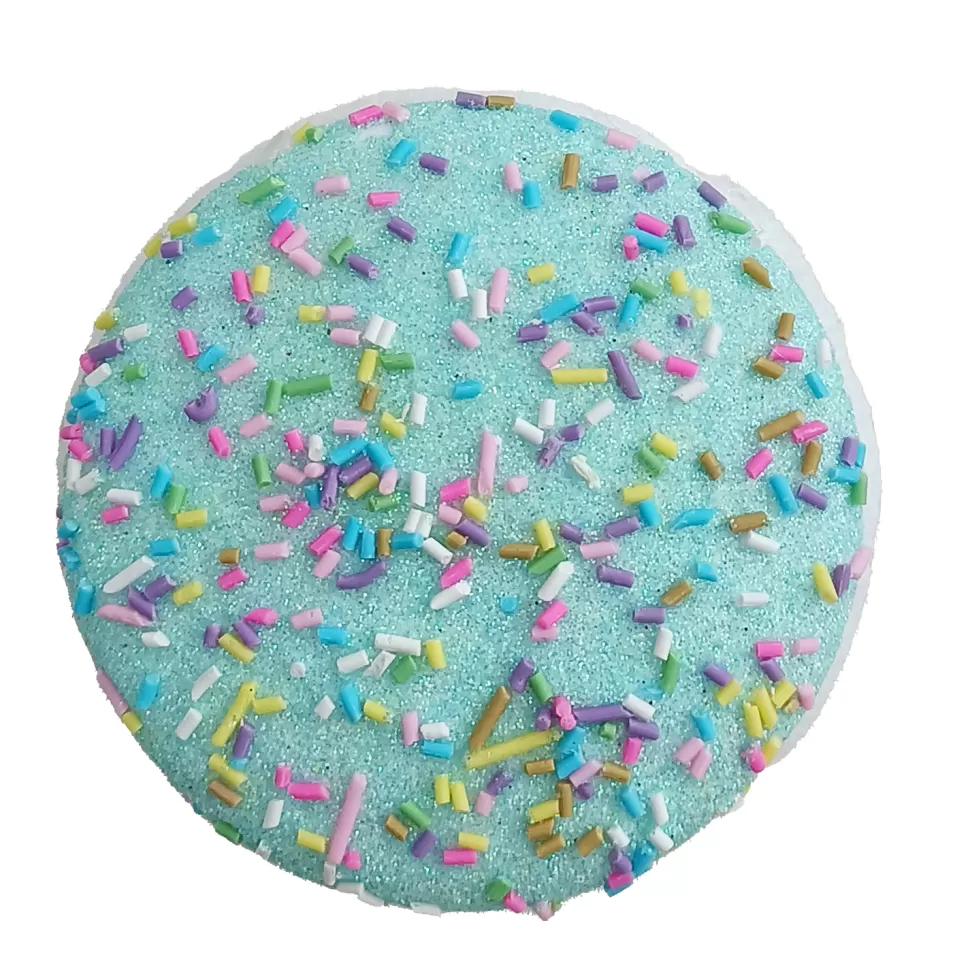Christmas Forever ORN CANDY SPRINKLE MACAROON 3.5″ BLUE