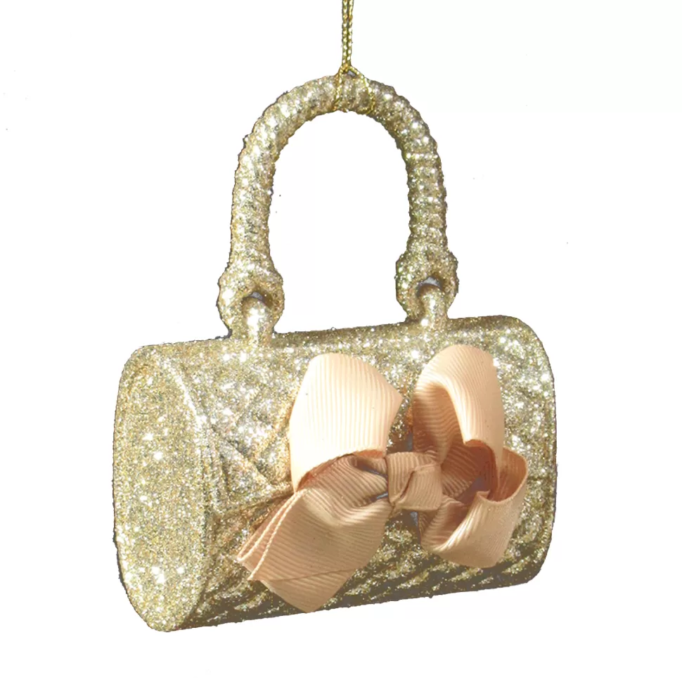 Christmas Forever ORN CHAMPANGE GOLD BAG 4.5″ W/ GLITTER
