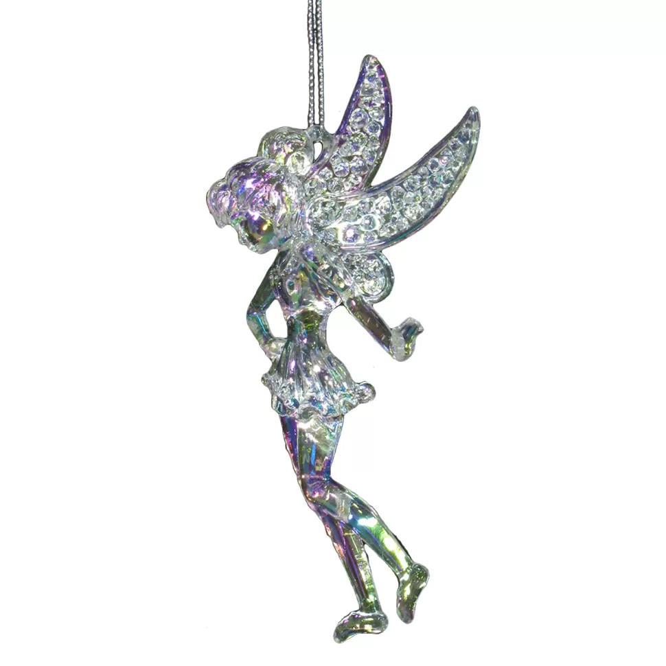 Christmas Forever ORN CLEAR FAIRY 5.5″ IRIDESCENT FINISH