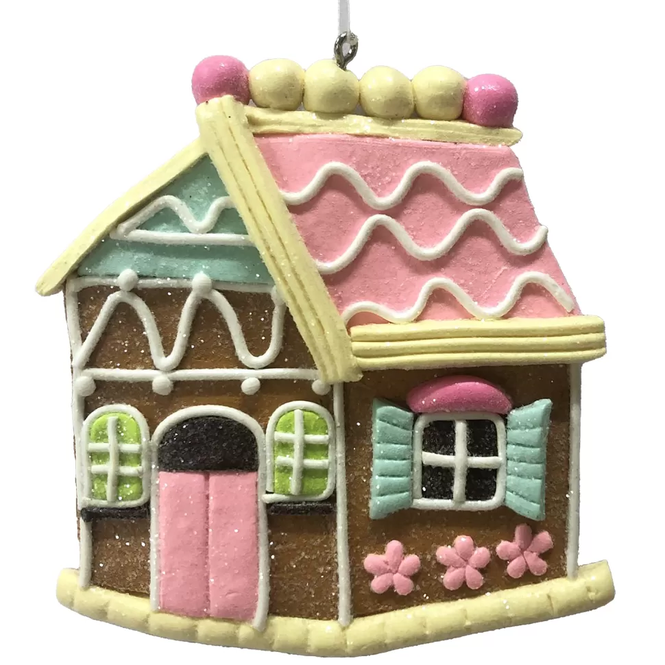 Christmas Forever ORN GINGERBREAD HOUSE 3.9″ CLAY DOUGH