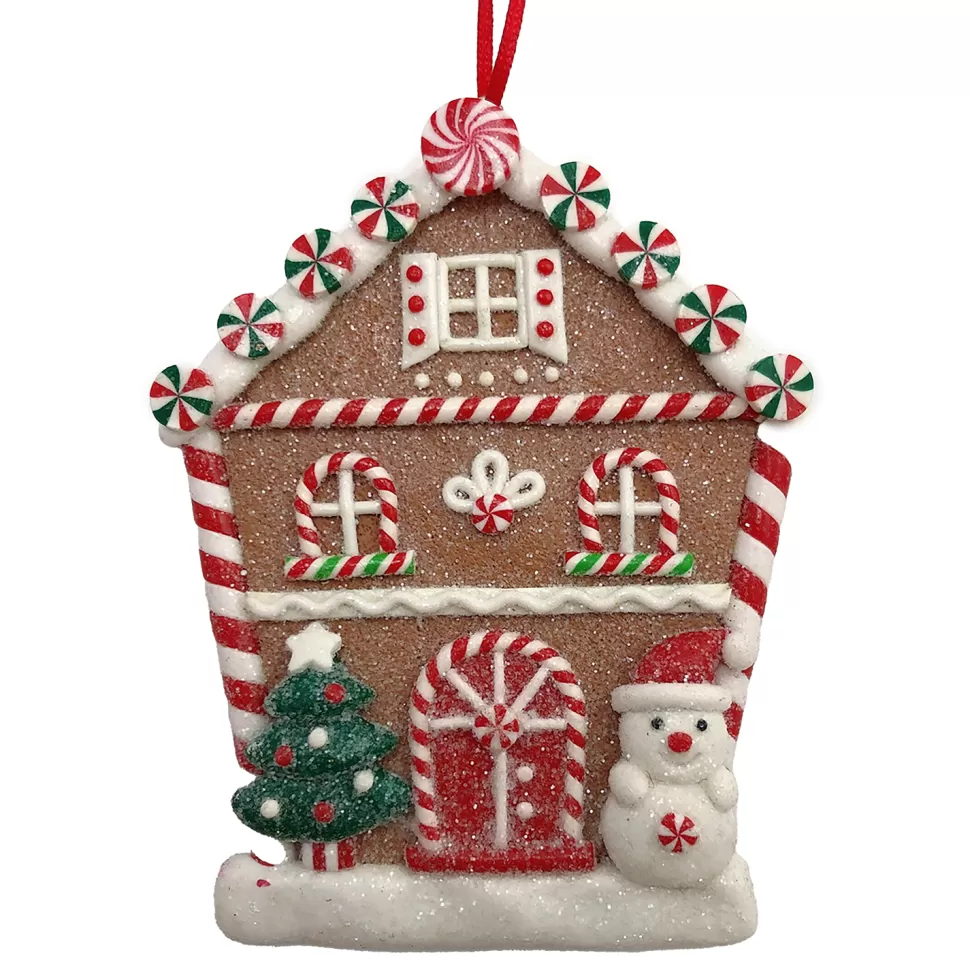 Christmas Forever ORN GINGERBREAD HOUSE 4.5″ CLAY DOUGH