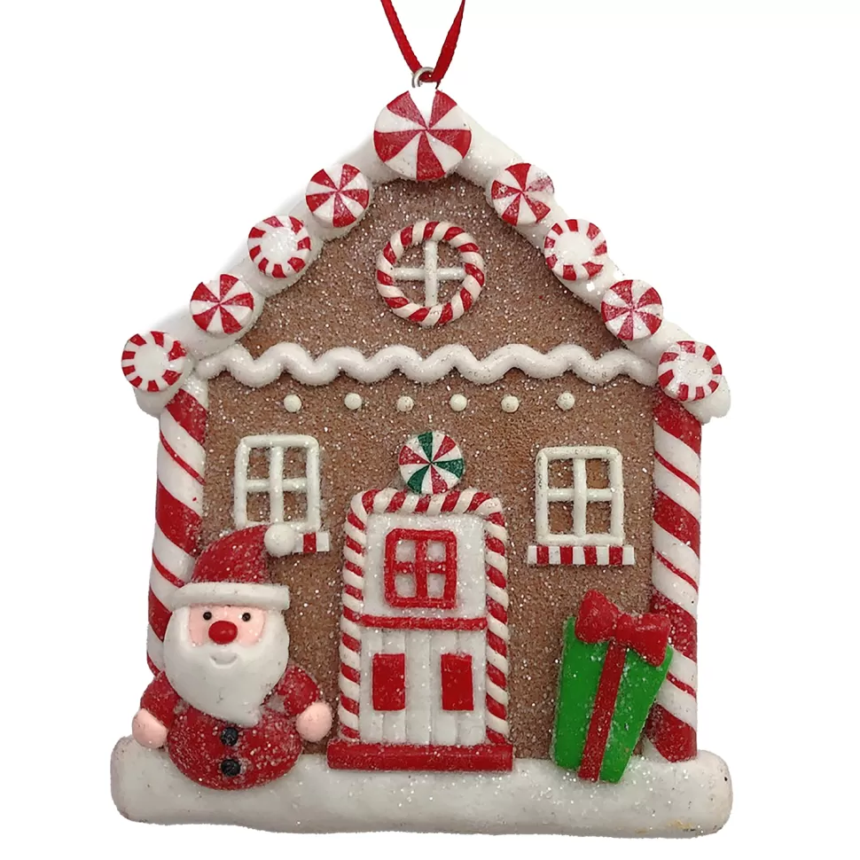 Christmas Forever ORN GINGERBREAD HOUSE 4.5″ CLAY DOUGH