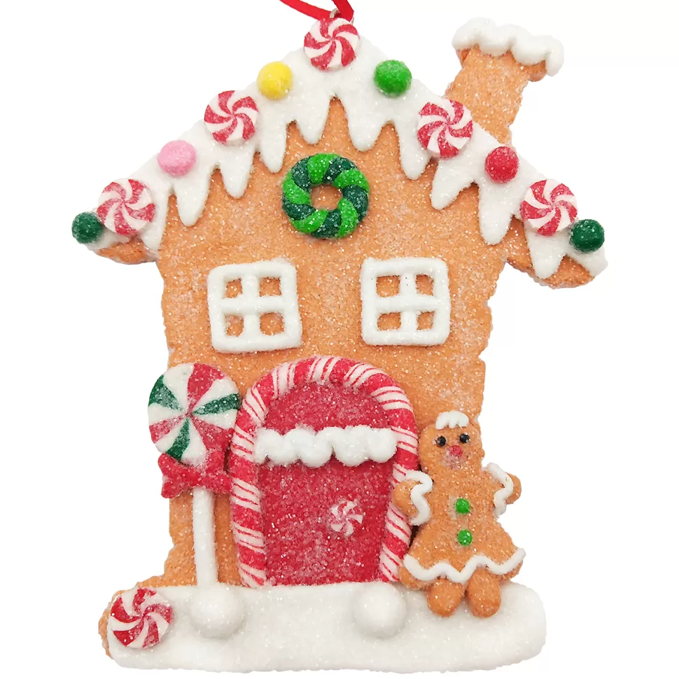 Christmas Forever ORN GINGERBREAD HOUSE RESIN 4″X5″
