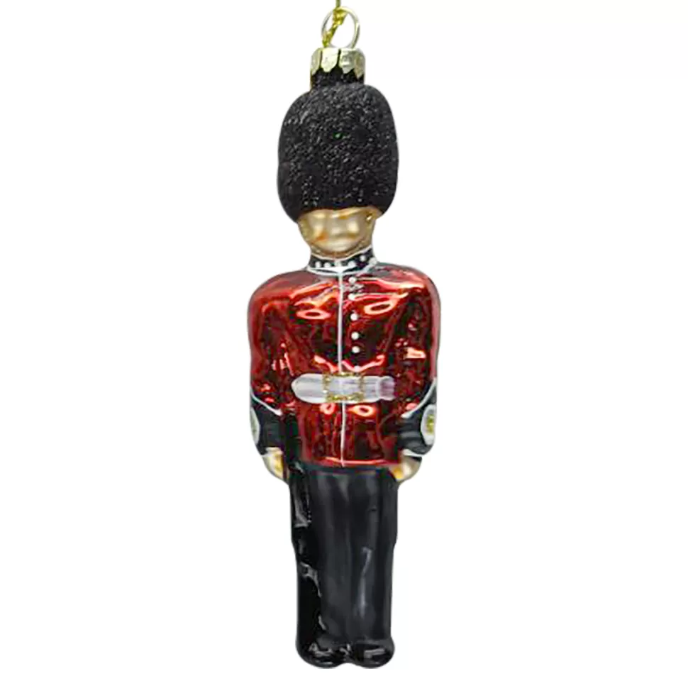 Christmas Forever ORN GLASS NUTCRAKER 5″ RED/BLACK