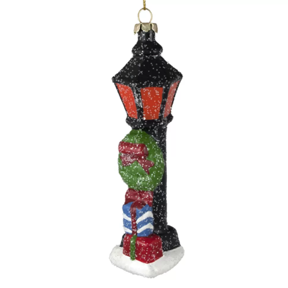 Christmas Forever ORN VINTAGE LAMP POST 5.75″ HAND PAINTED