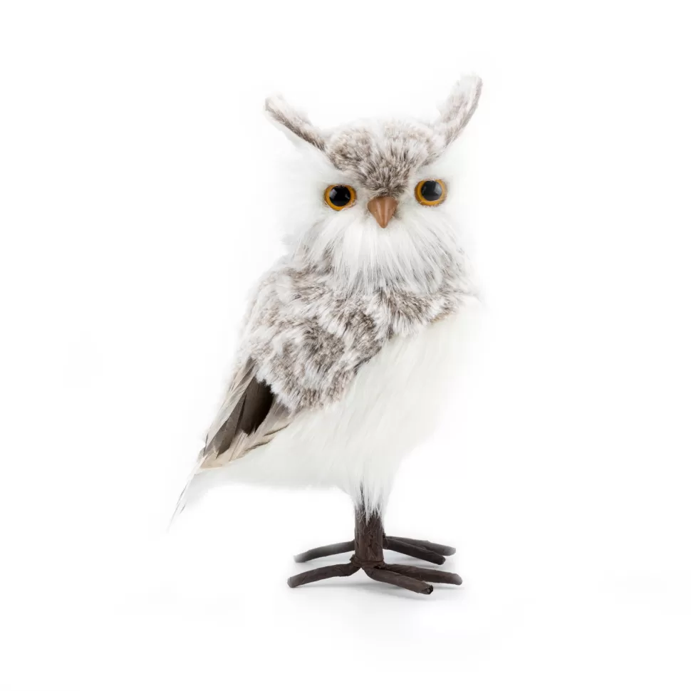 Christmas Forever OWL BROWN/WHITE 9″ W/ POINTED EARS