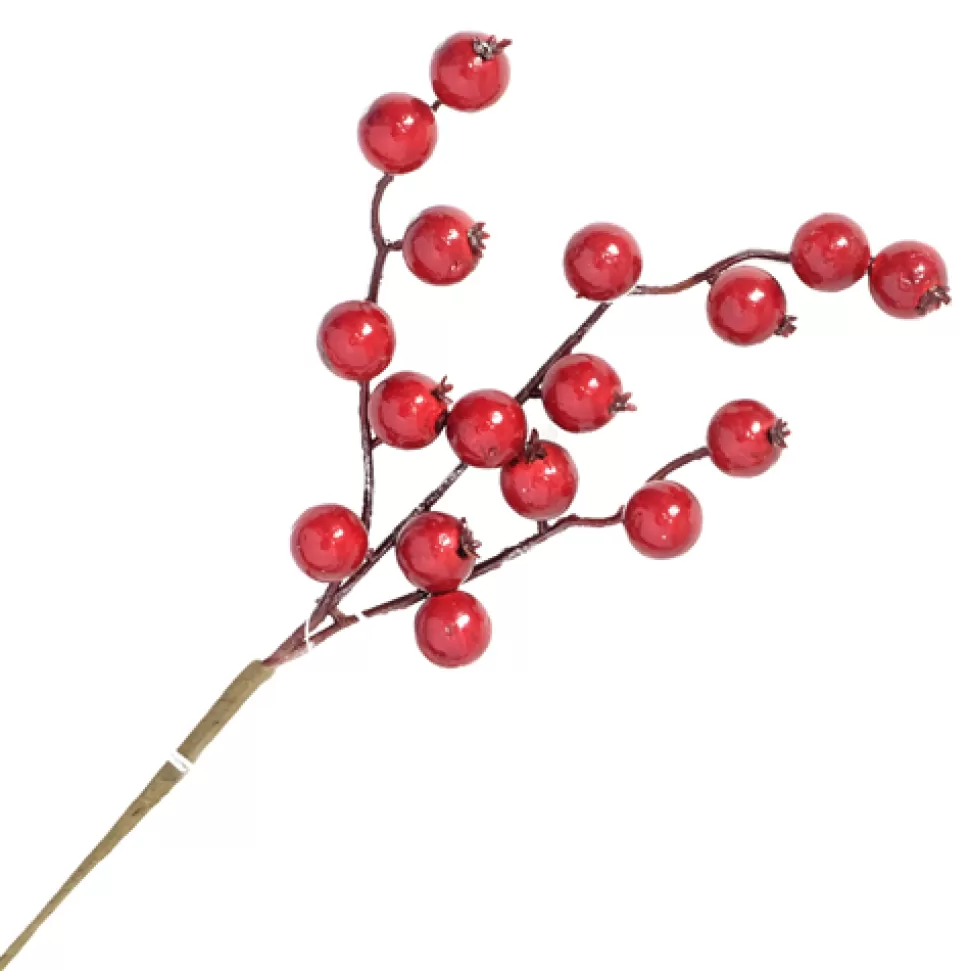 Christmas Forever PICK BERRY 12.5″ RED LARGE BERRY