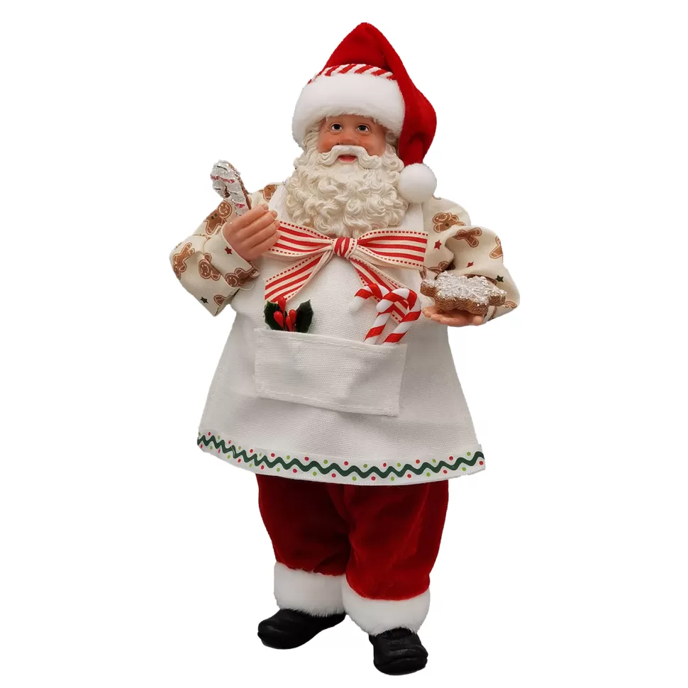 Christmas Forever SANTA STANDING 11″ BAKING RED/WHITE BAKER